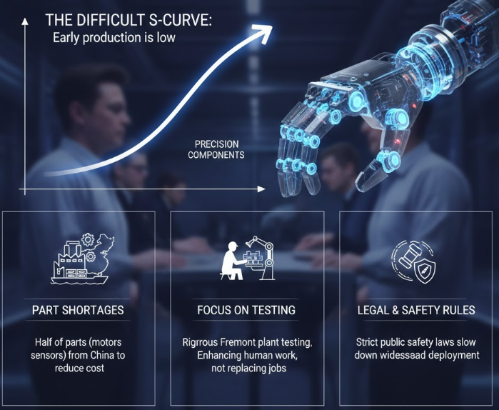 The "difficult S-curve" of scaling up production